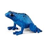 Schleich Wild Life - Wild Animal Rainforest Jungle Toys for Kids, Poison Dart Frog Toy, Blue, Ages 3+