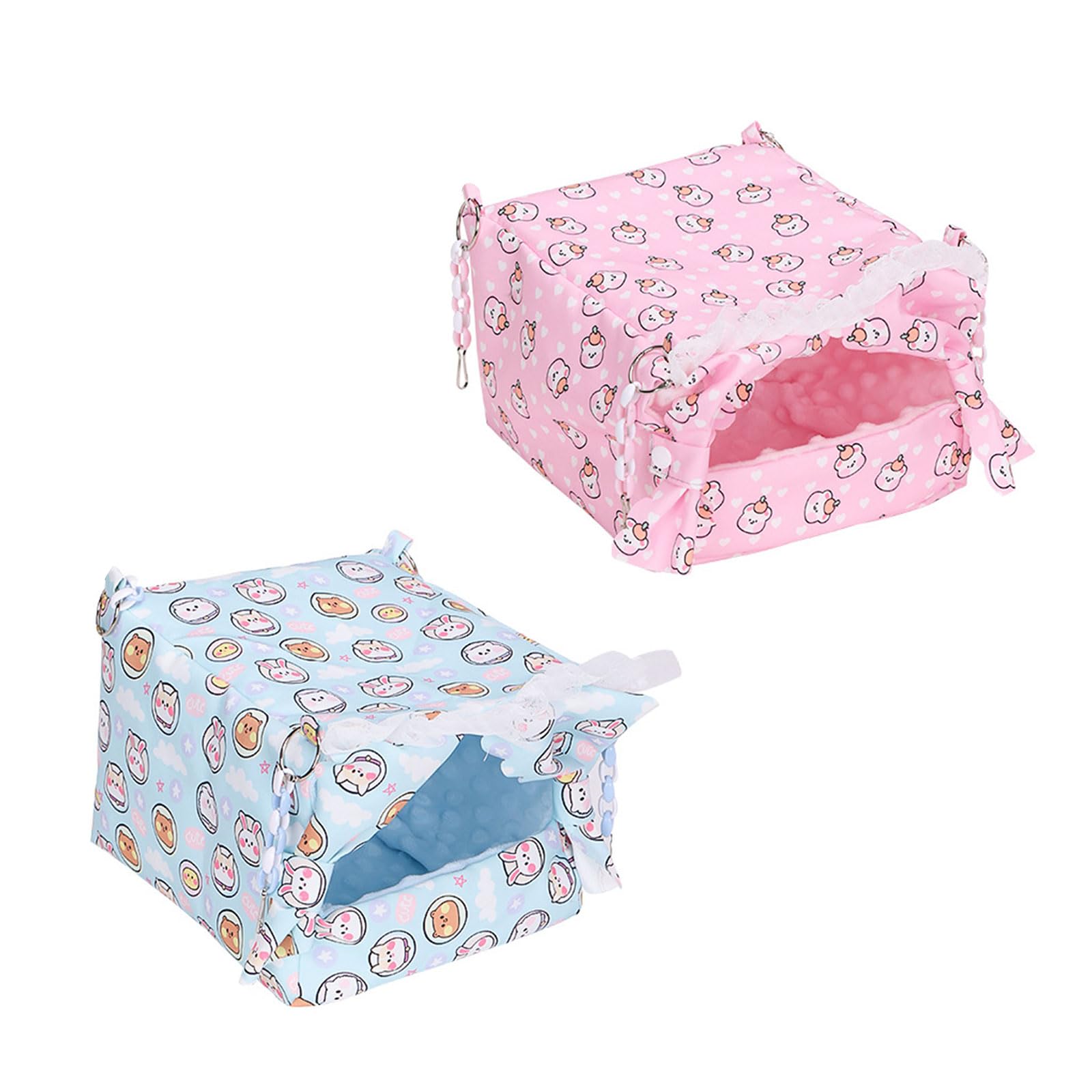 Perchoir pour oiseaux - Tente de lit pour perroquets - Fournitures de conure - Couverture en fourrure pour petits et grands perroquets - Jouet balançoire pour grands oiseaux - Perchoir pour