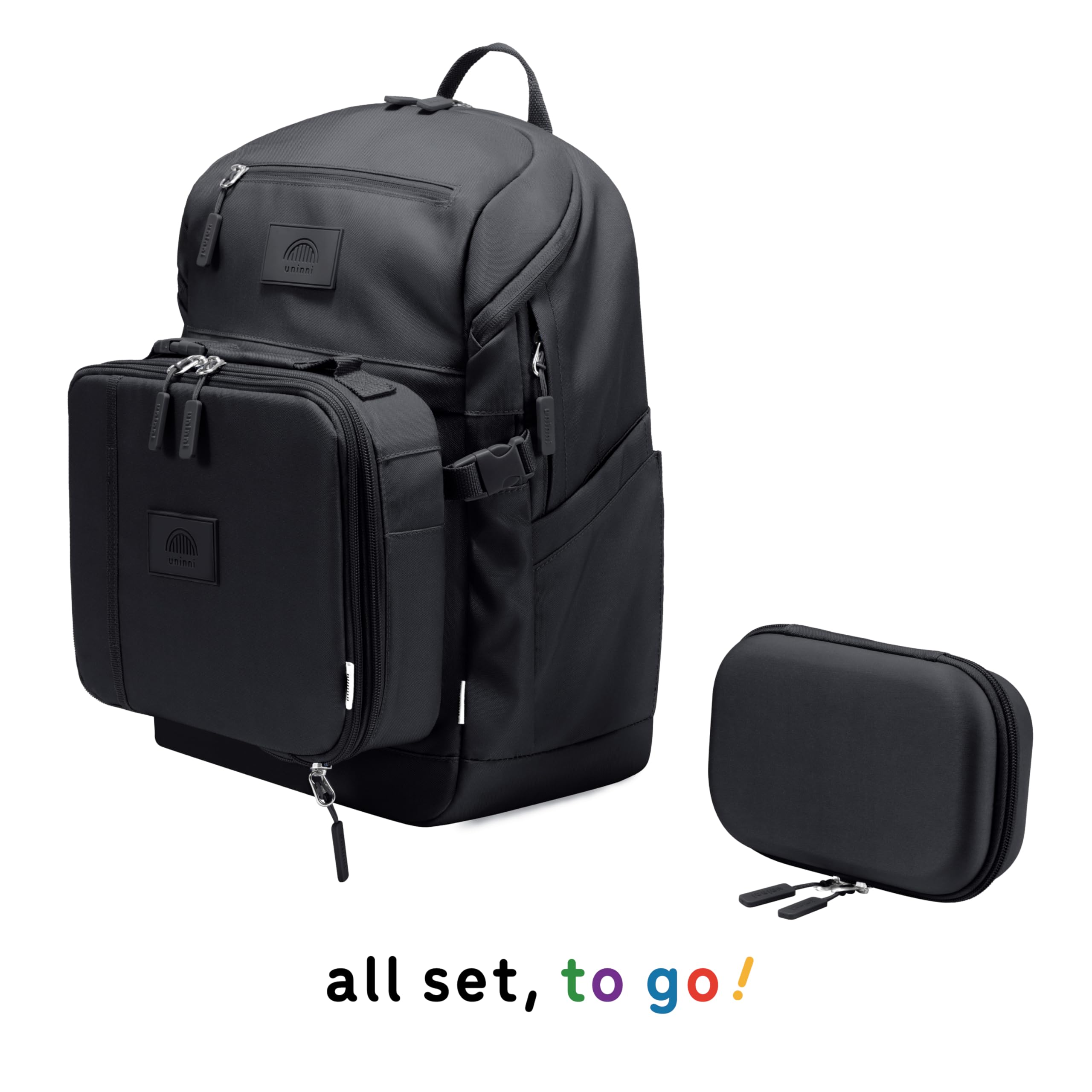 Uninni - Estuche Grande Para Lápices Para Niños Y Niñas, Con Bolsillo