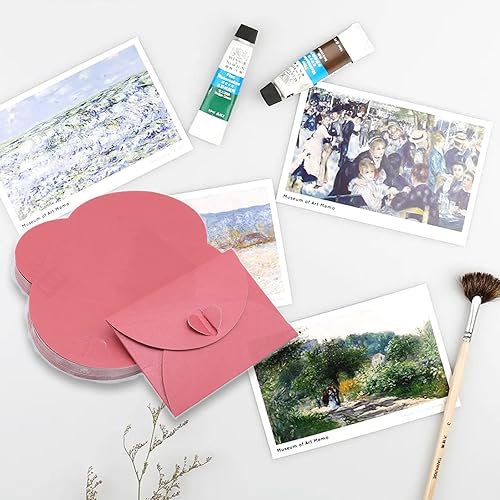 Miniatura 5 de 32 mini sobres con cierre de corazón, bonitos sobres rojos, bonito tarjetero para cartas de amor y notas personales, fiesta de felicitación de boda