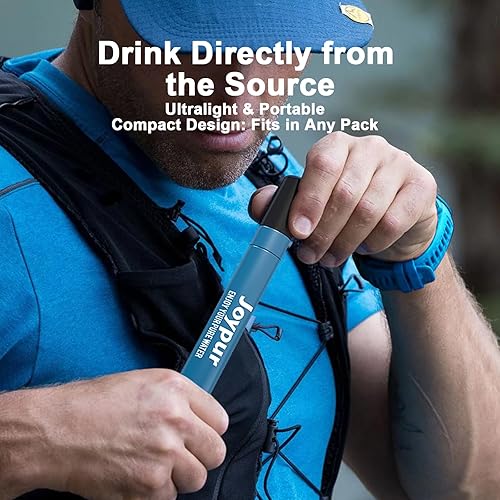 Miniatura 9 de Popote de filtración de agua personal, filtro de agua para exteriores, filtro de agua portátil, mini filtro, pajita, equipo de supervivencia de