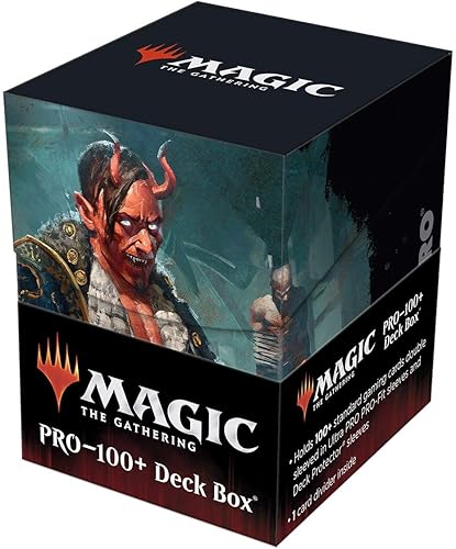 Miniatura 2 de Kaldheim - Caja de 100+ mazos con Tibalt, impostor cósmico para Magic The Gathering, protege tus cartas y siempre prepárate para la batalla contra