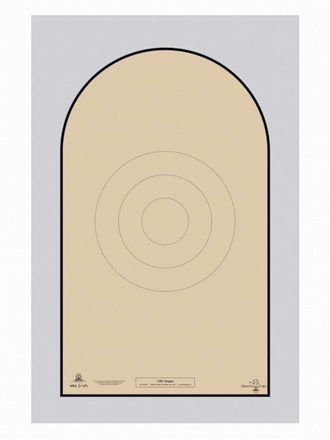 Official NRA D1 Shooting Target Paper Target NRA