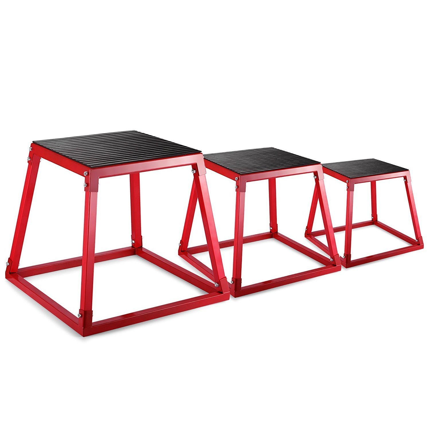 Plataformas pliométricas Cajas Pliométricas Cajas de Salto de Ejercicio Pliométrico de 30CM/ 45CM / 60CM Plyometric Caja Pliométrica para Entrenamiento de Salto (30CM/ 45CM / 60CM)