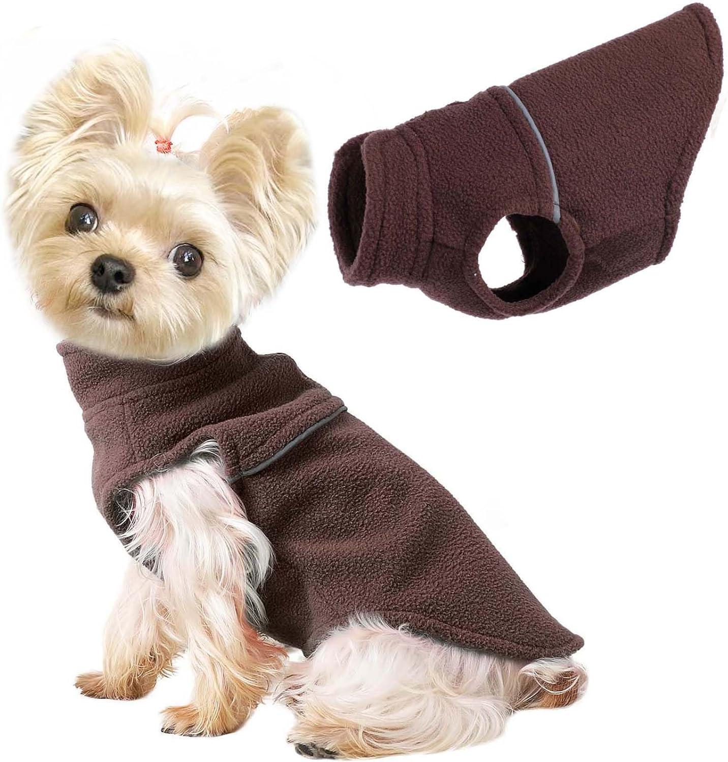 Fleece Vest Dog Sweater Dog Clothes for Small Dogs Boy or