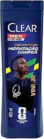 Clear Men Shampoo Anticaspa Vini Jr. Hidratação Campeã 400ml
