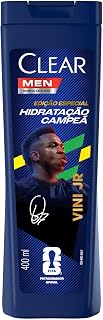 Clear Men Shampoo Anticaspa Vini Jr. Hidratação Campeã 400ml