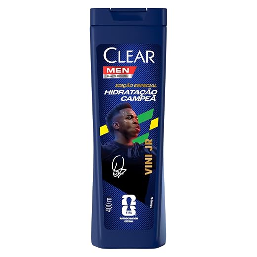 Clear Men Shampoo Anticaspa Vini Jr. Hidratação Campeã 400ml