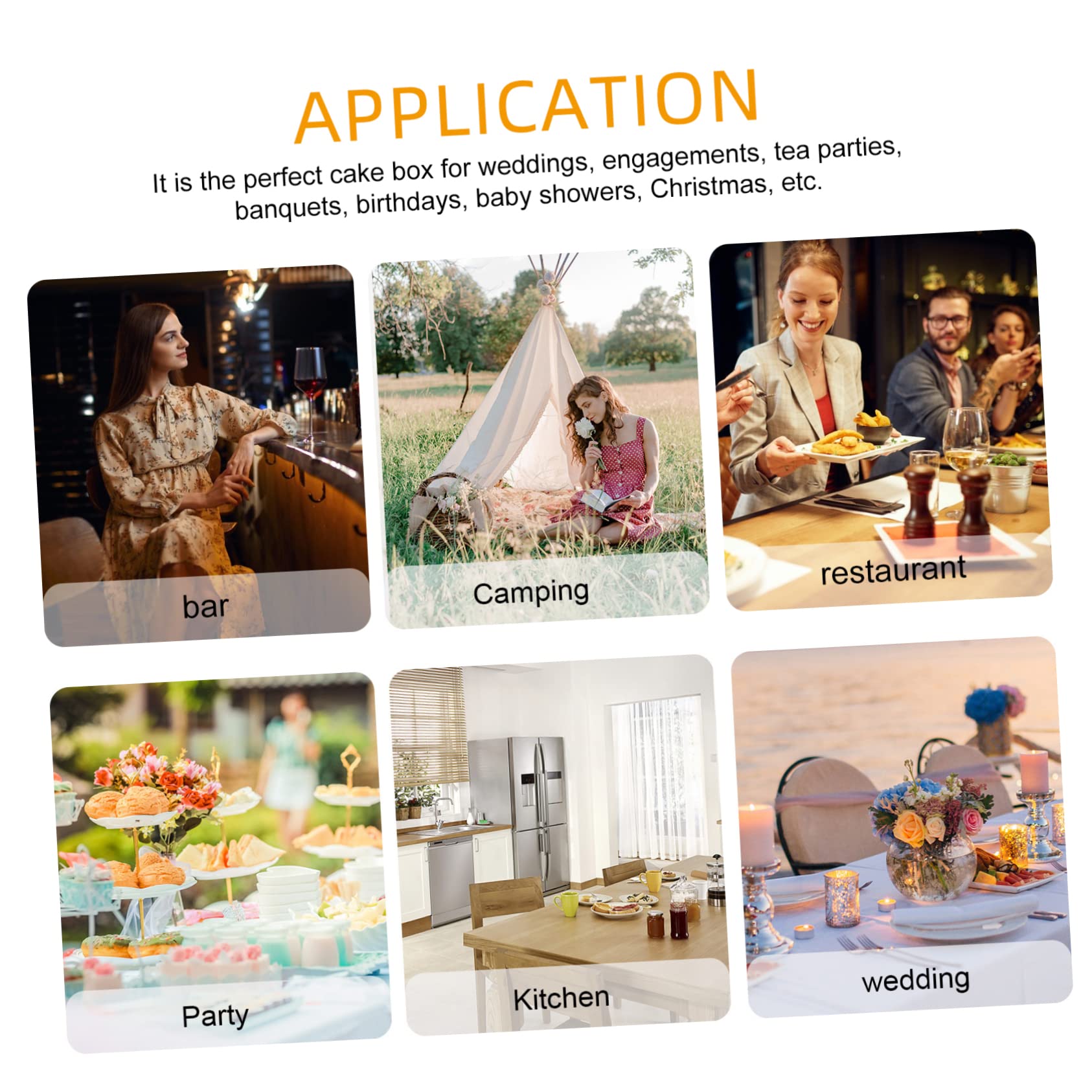 OKUMEYR 50Pcs Cake Packing Cases Individual Cupcake Boxes with Lids Transparent Bakery Boxes for Muffins Treats and Pastries for Parties and Desserts