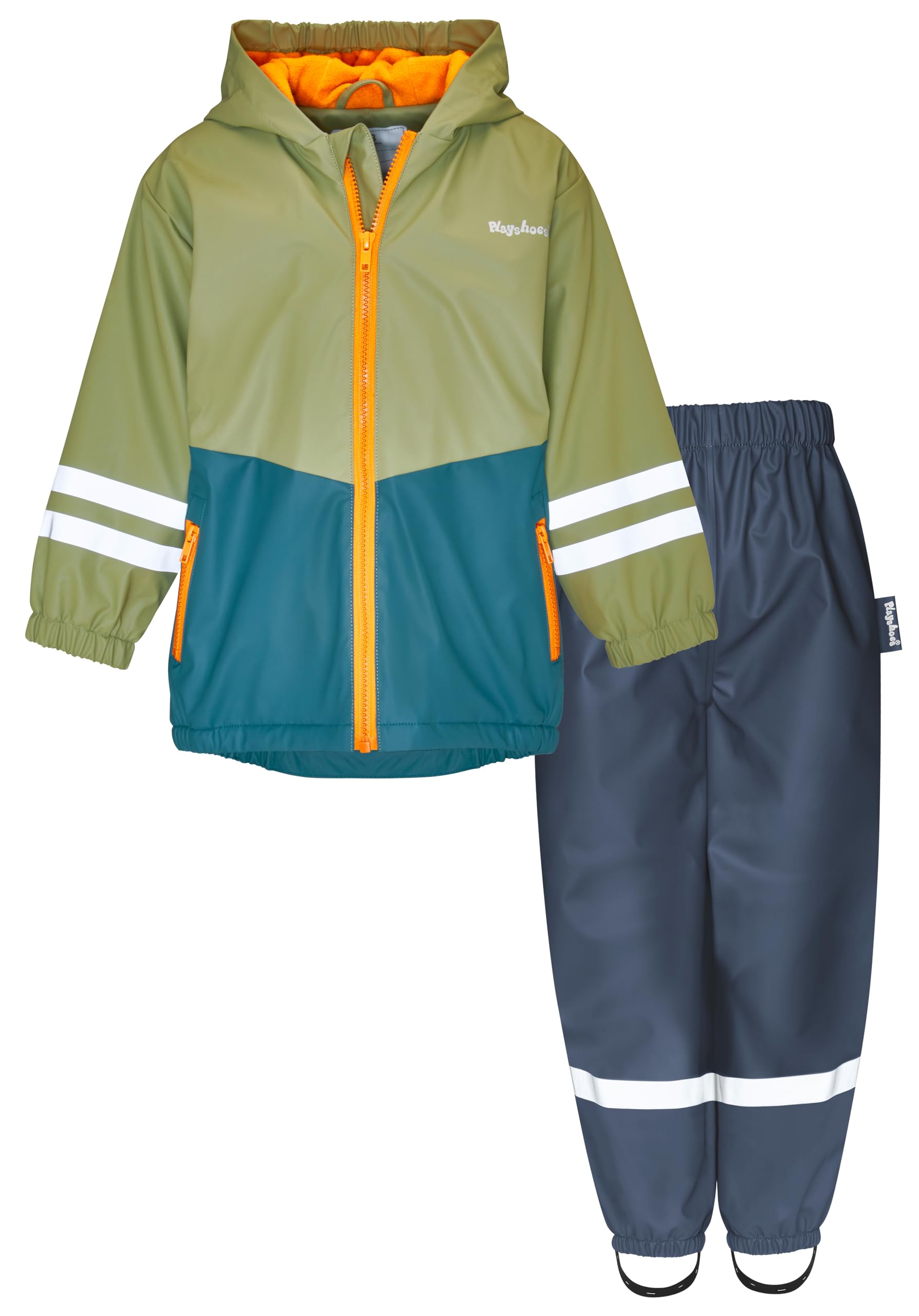 Playshoes Zweiteiliger Regenanzug Fleece-Futter