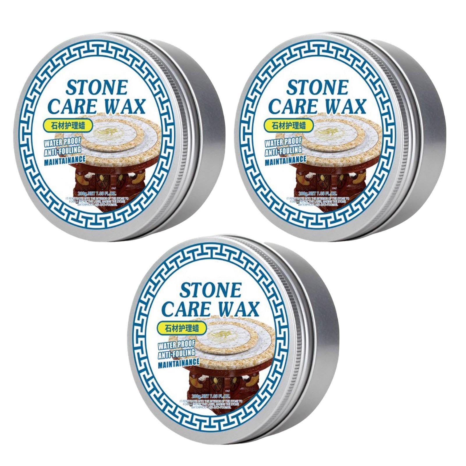 Cire De Polissage Pour Pierre - Pâte Blanche 100g Pour Marbre, Granit & Pierre Artificielle | Rend Brillant Et Protège Contre L'humidité