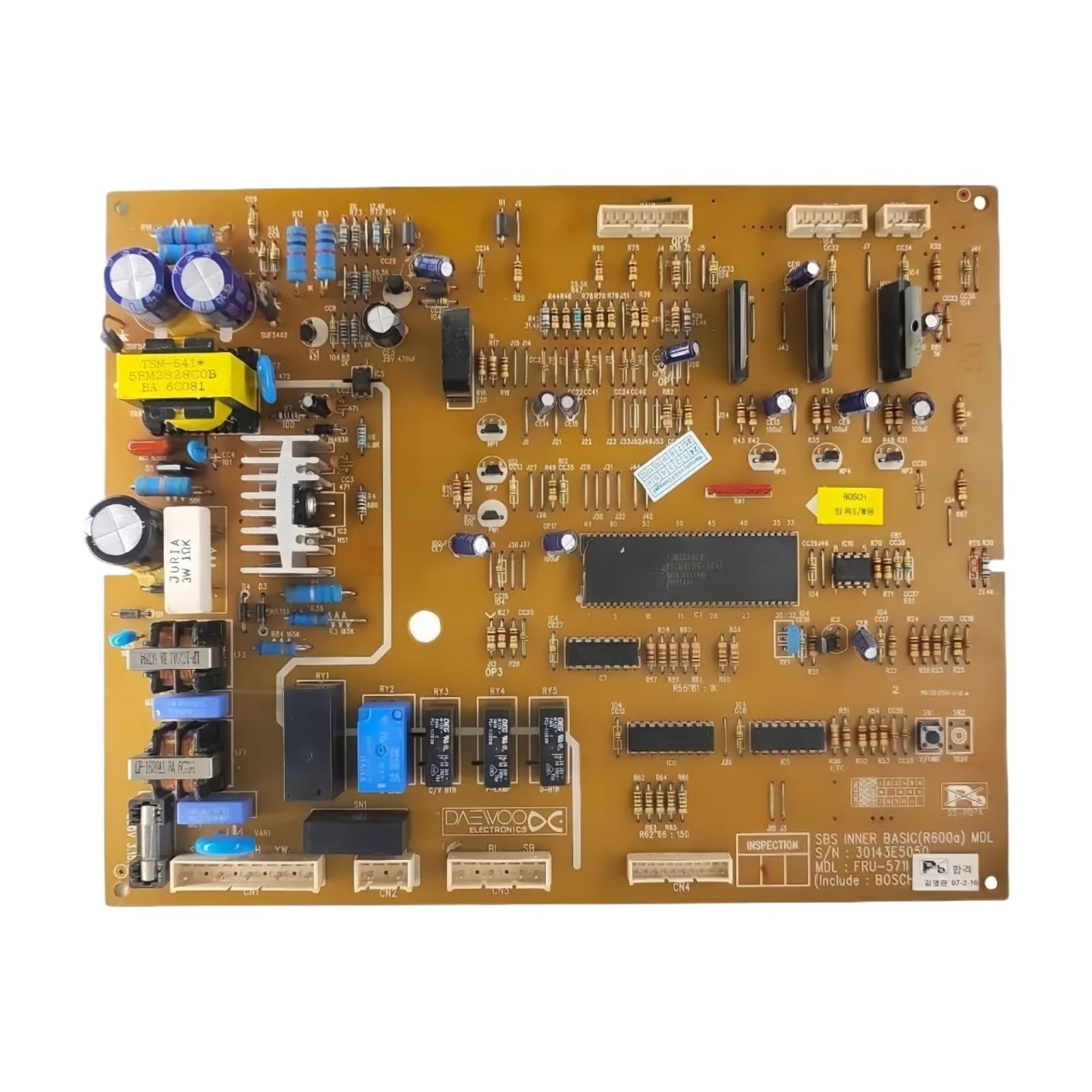 Control Board 30143E5050 , Compatible With Siemens Refrigerator Circuit PCB Motherboard, Fix Fridge Not Cooling & Freezer Defrost Error