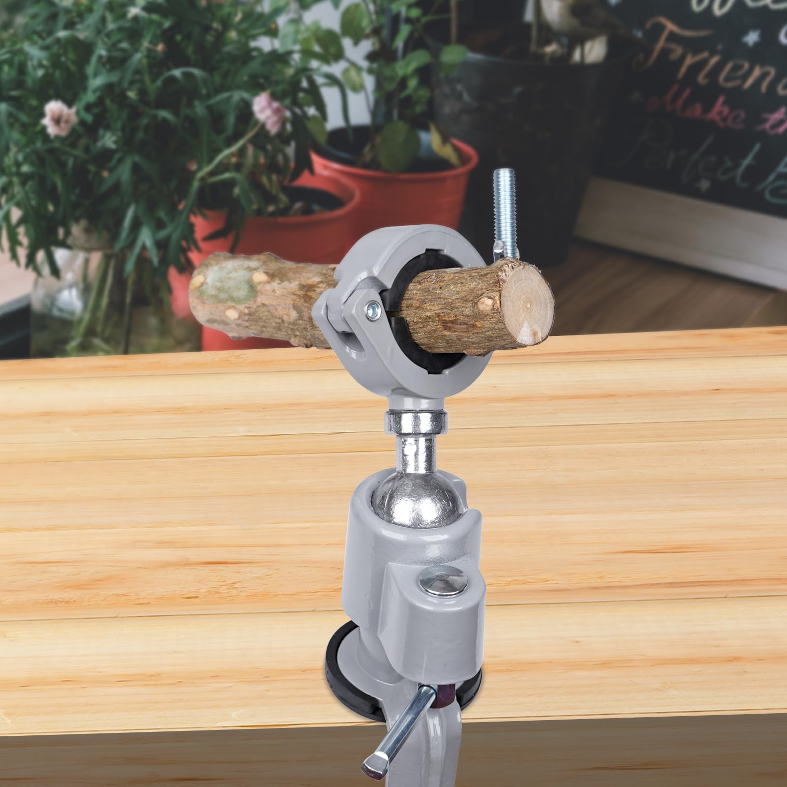 Mini étau de table en alliage d'aluminium haute performance avec rotation à 360° et ventouse universelle pour soudure, modélisme, travaux fins