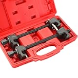 DASBET Macpherson Strut Spring Compressor Tool Kit 2PCS Coil Spring Compressor with Detent Pins Spring Compressor with 10.5in Range for Suspension Work