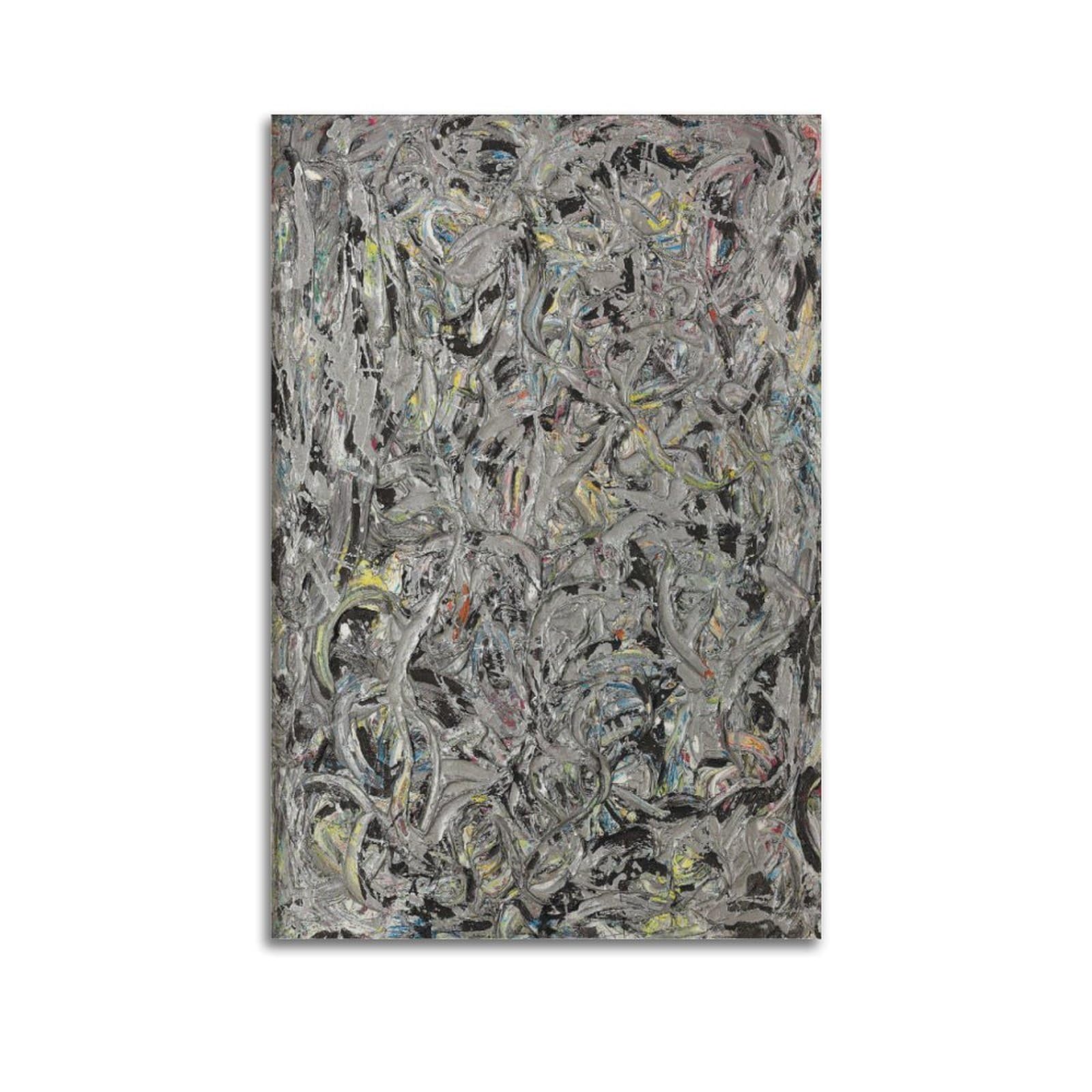 xiaoxiaoshen Jackson Pollock Abstract Expressionist3 Canvas Poster Wall Art Prints Room Aesthetic Murals Bedroom And Living Decorations 24x36inch(60x90cm)