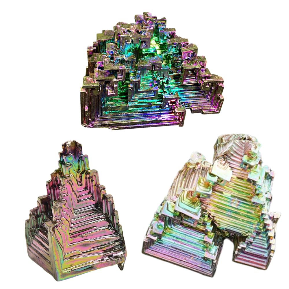 Amazon.co.jp: ideamall ビスマス 人工結晶 鉱石 金属 鉱物 標本