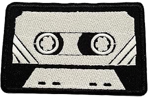 Embroidered Cassette Tape Patch