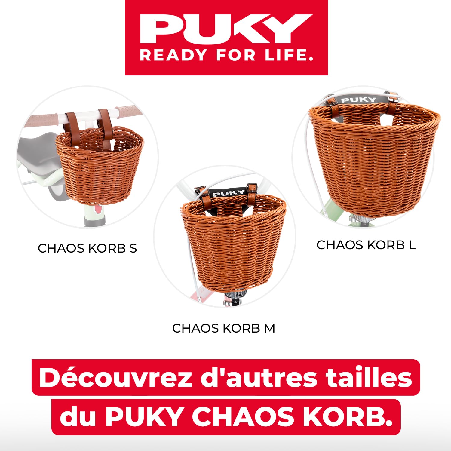 Puky Chaos Container L Porte-bagages vélo 16"-18" Noir