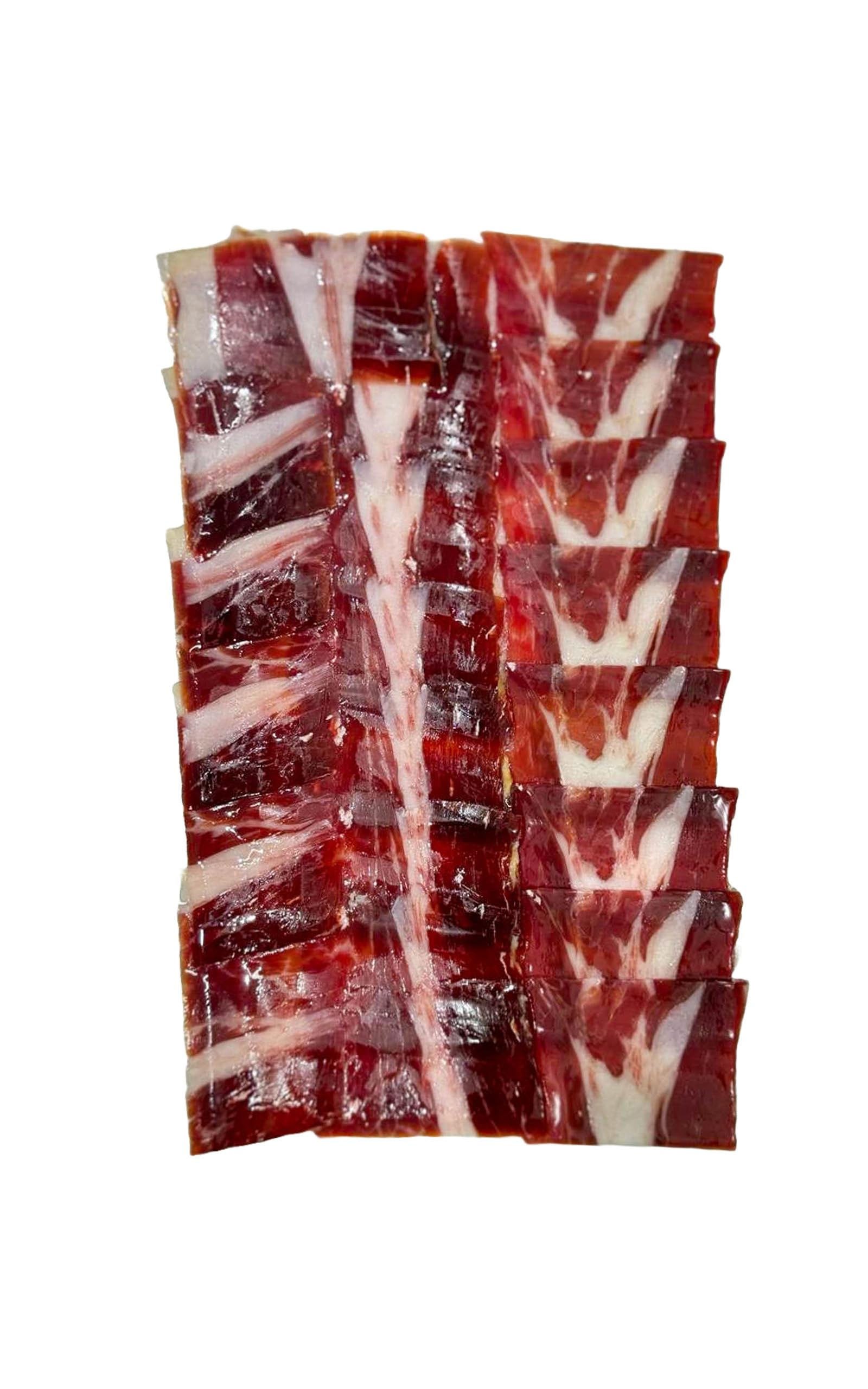 COLORYN | Prosciutto 100% iberico da ghiande | Razza iberica | Confezione da 5 bustine da 100 g (500 g) | Affettato sottilmente e confezionato sottovuoto