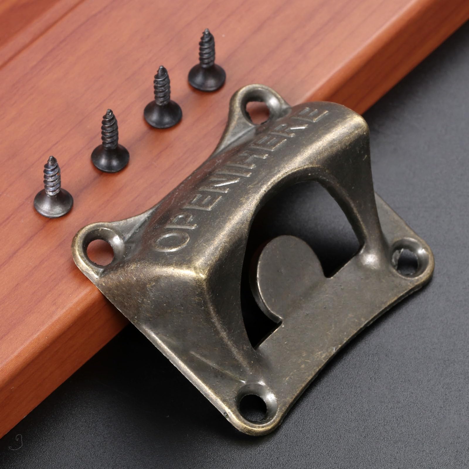 Lot De 2 Décapsuleurs Muraux En Alliage De Zinc Pour Bière