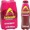 Lucozade Variety Energy & Sports Drinks Bundle | Assorted Refreshment Drink Pack for Home & Gym (Energy Drink Wild Cherry 4 x 380ml)