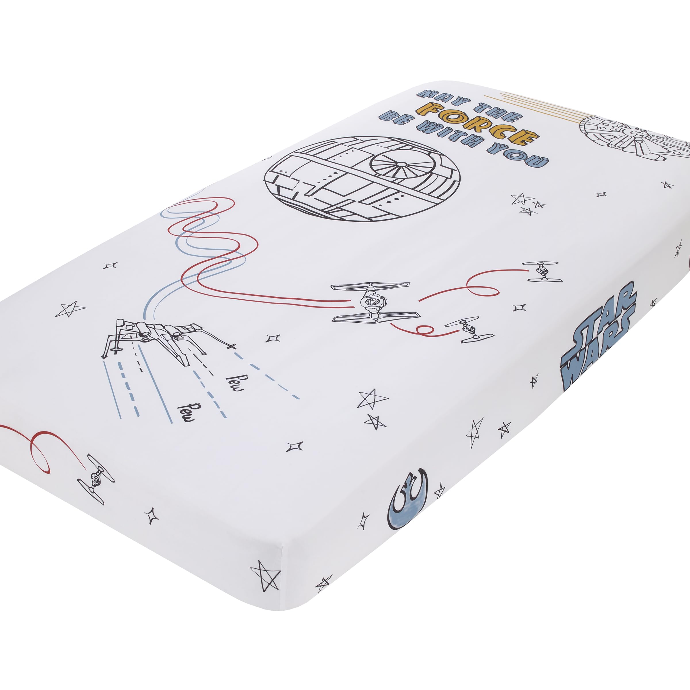 Drap-Housse Berceau Star Wars pour Décorer la Chambre de Bébé