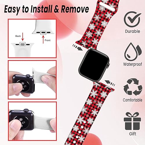 Miniatura 10 de Bonitas correas de reloj compatibles con Apple Watch de 1.496 pulgadas, 1.575 pulgadas, 1.614 pulgadas, 1.654 pulgadas, 1.732 pulgadas, 1.772