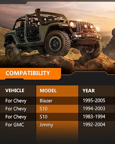 Miniatura 3 de Amortiguadores delanteros y traseros para Chevy (RWD), amortiguadores OCPTY para Chevy BlazerLLVS10S10 Blazer, para GMC JimmyS15S15 JimmySonoma,