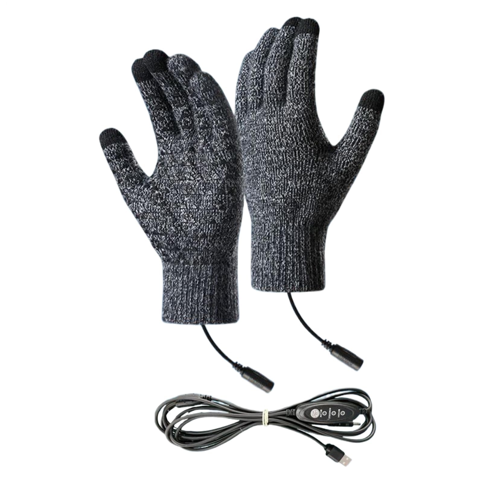 Guantes de correr, guantes ligeros antideslizantes para pantalla táctil, guantes térmicos de invierno con 3 modos de resistencia al viento, ropa cálida para ciclismo, esquí, senderismo, snowboard