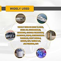 Vista 7 de Paquete de 2 pasadores para capó de vehículo, botón de hebilla envolvente de aleación de aluminio, universal para clip de cierre rápido