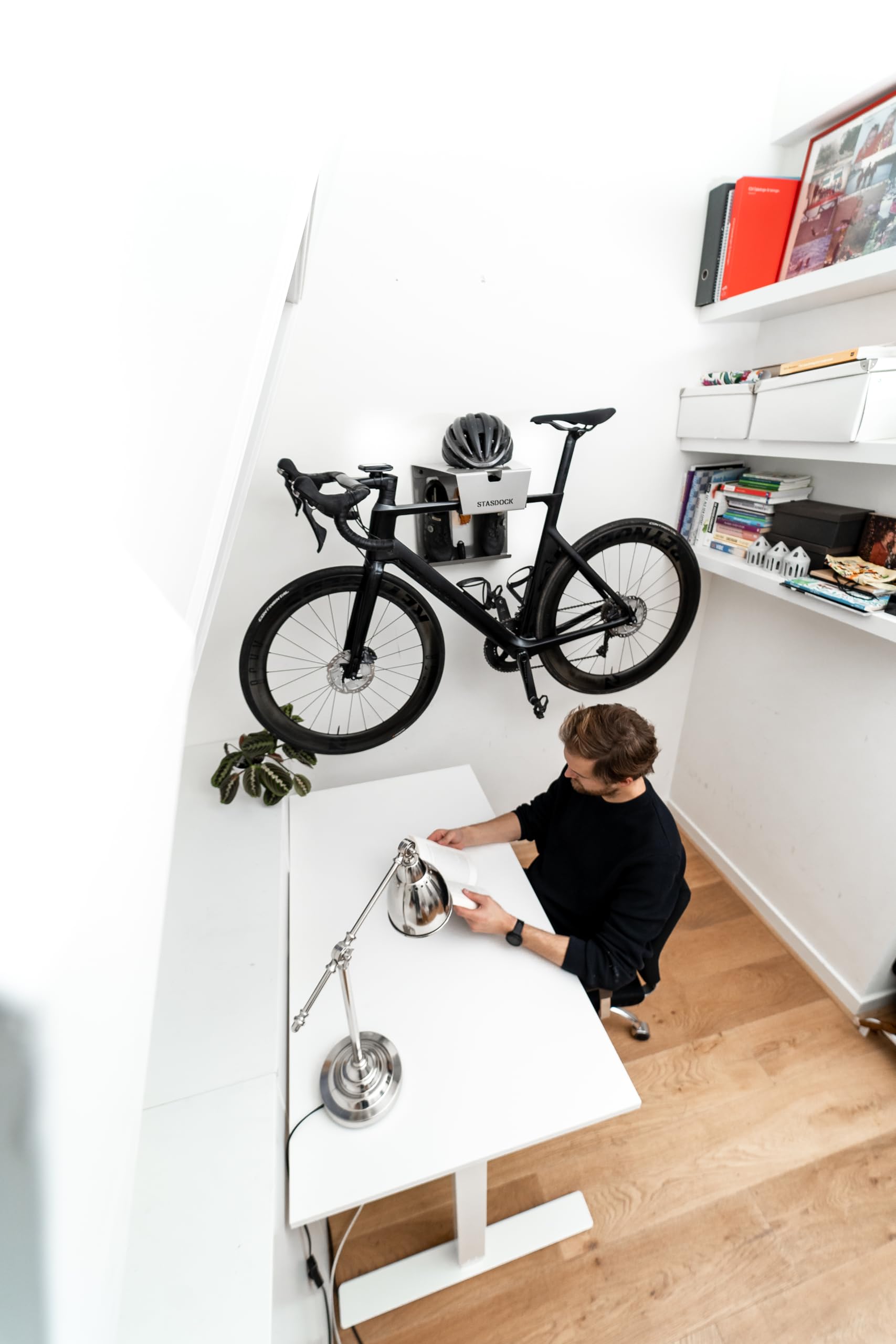 STASDOCK 自転車用収納ラック ブラック Amazon.co.jp: Stasdock 自転車壁マウント 水平 屋内 自転車収納