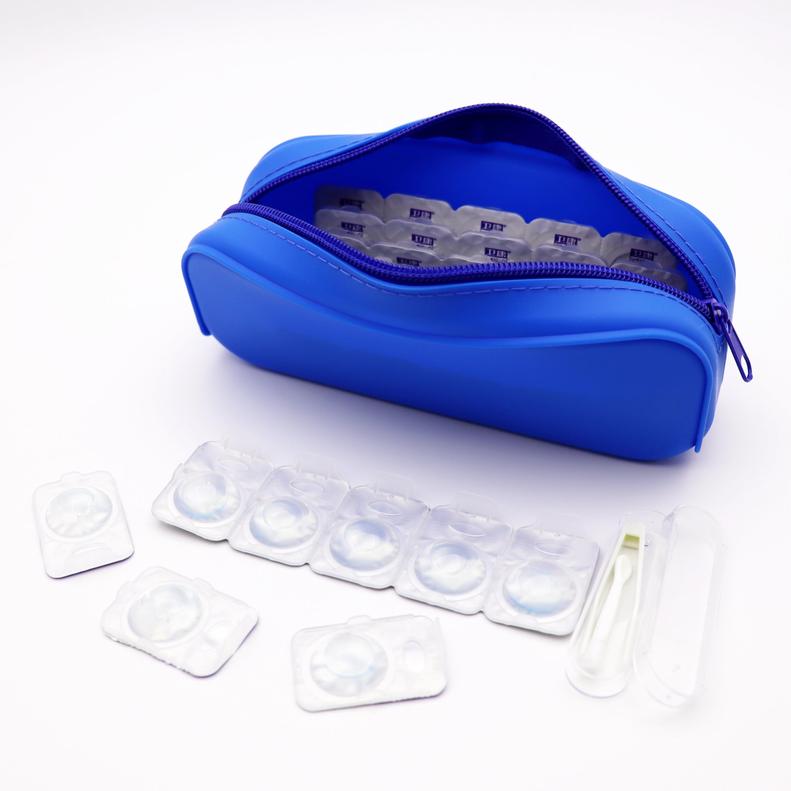 VORDRASSIL P-40 daily contact lens organizer, daily contact lens travel case, Disposable Contact Lens Dispenser, Premium Quality, Water-Resistant