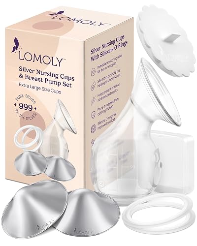 Silver Nursing Cups: Pure 999 Silver Nipple Shield to Relieve