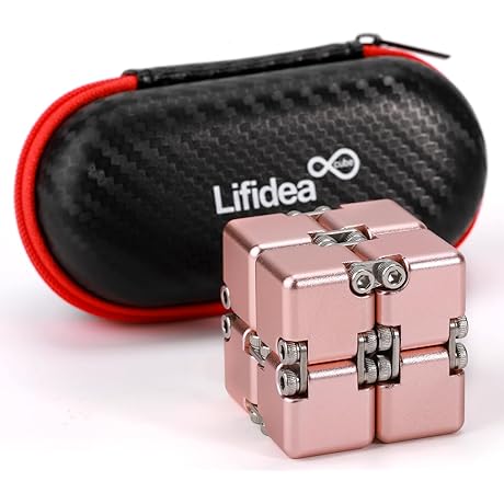 Pink Aluminum Infinity Cube