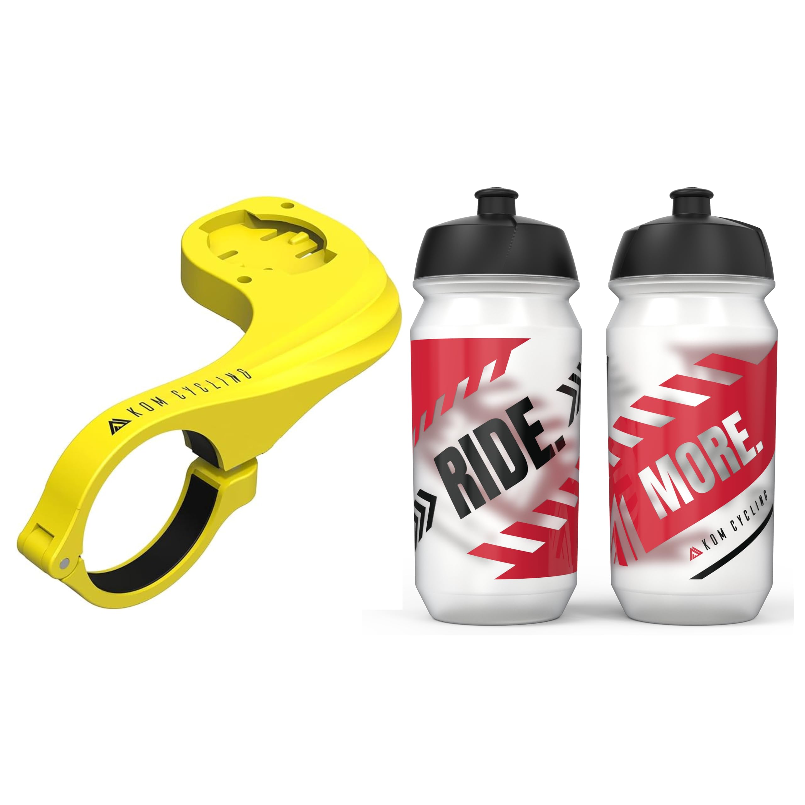 KOM Cycling Wahoo Outfront Mount + 2X Ride More Bottles