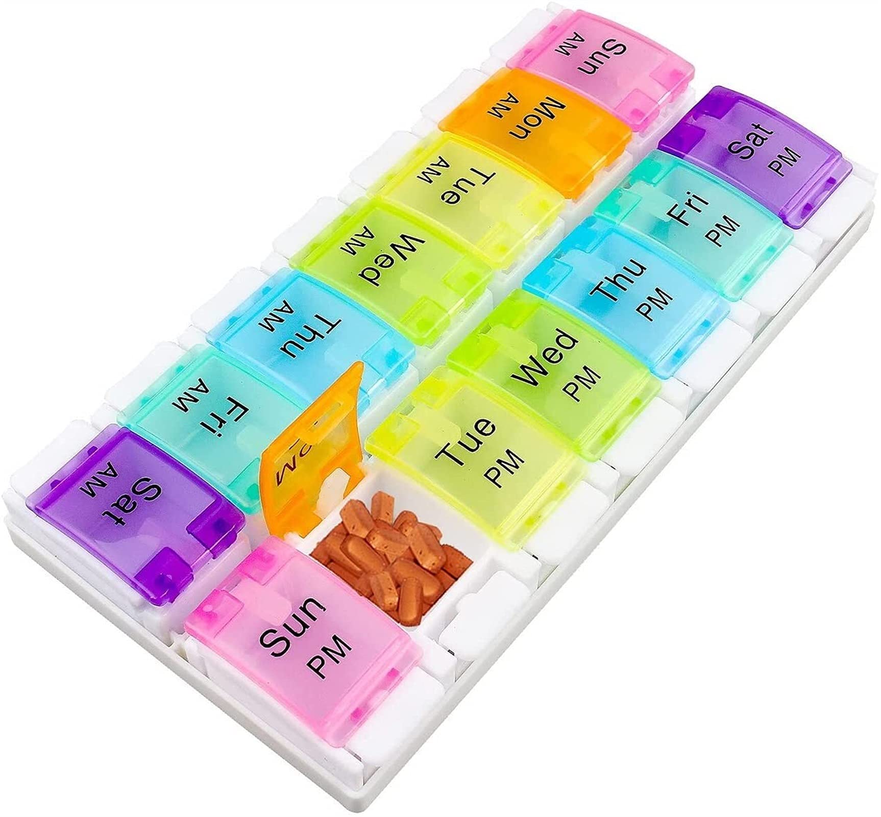 Boîte à pilules RJJ 22x11.5cm pour ne plus oublier vos comprimés