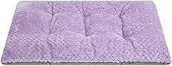 WONDER MIRACLE Camas felpudas para animais de estimação, ideais para cães ou gatos, podem ser lavadas e secadas na máquina (38,1 x 58,4 cm, P, lavanda)