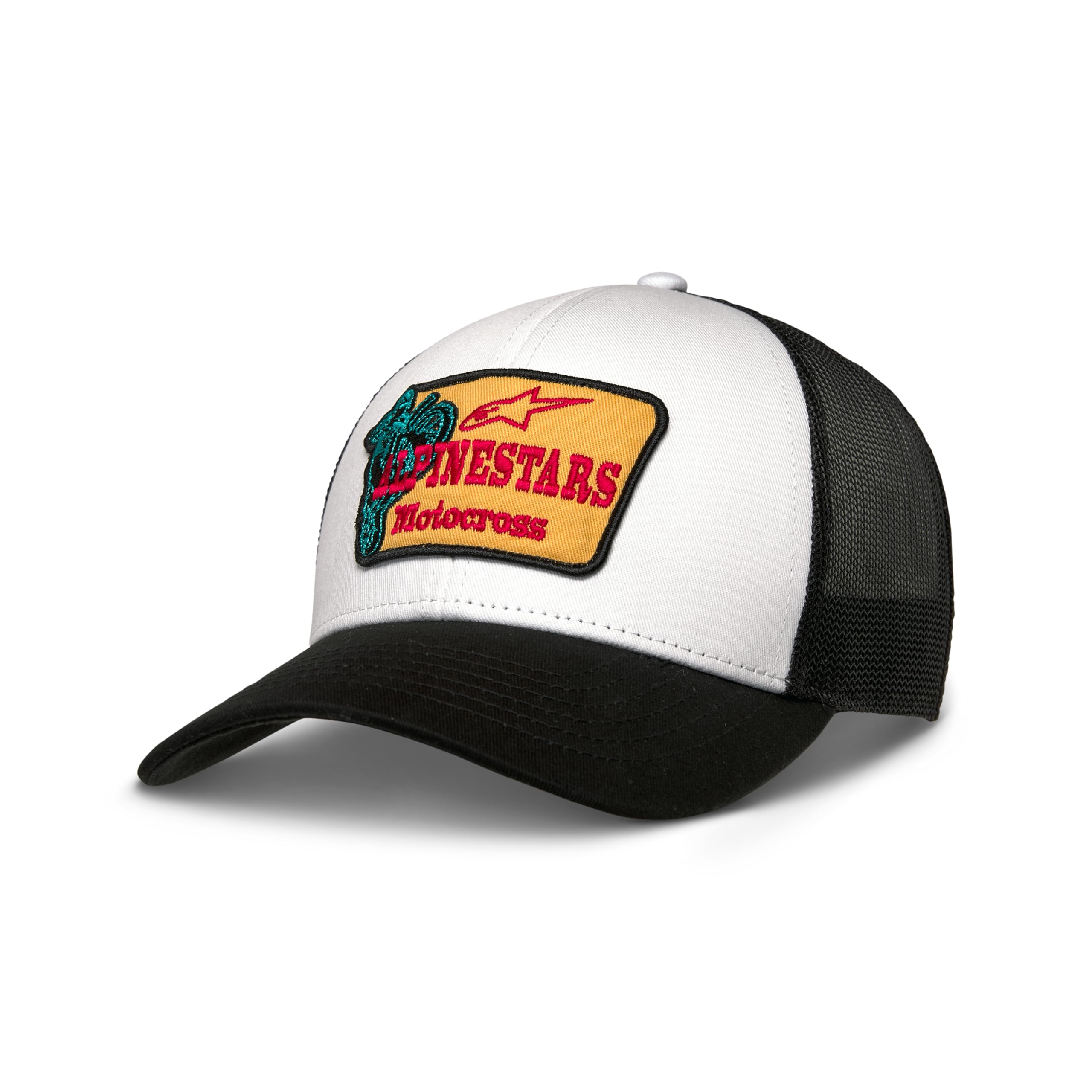 Alpinestars Hardware Trucker Cap Baseball Hat White Black