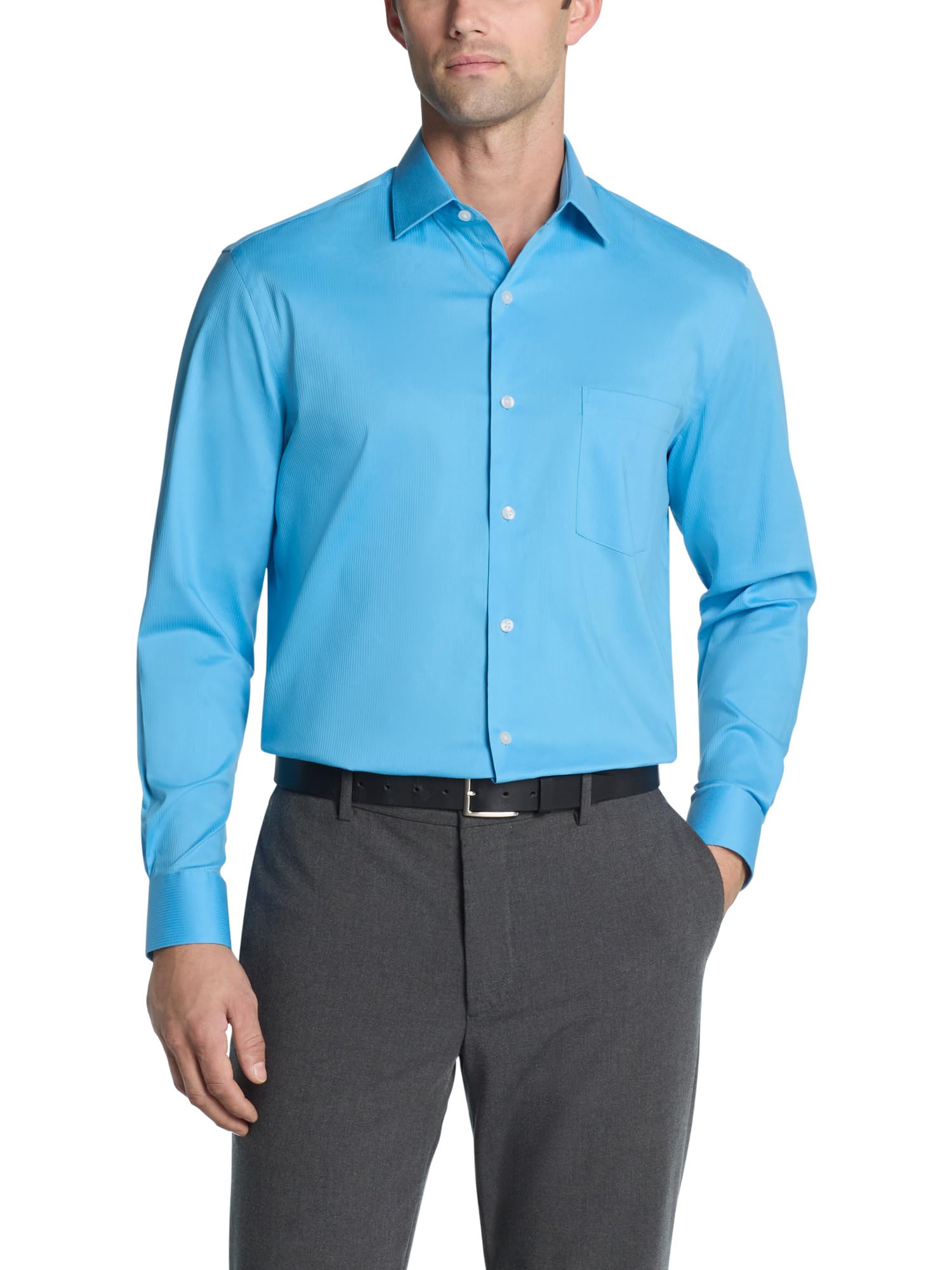 Van Heusen Men's Dress Shirt Regular Fit Everyday Defense Stretch