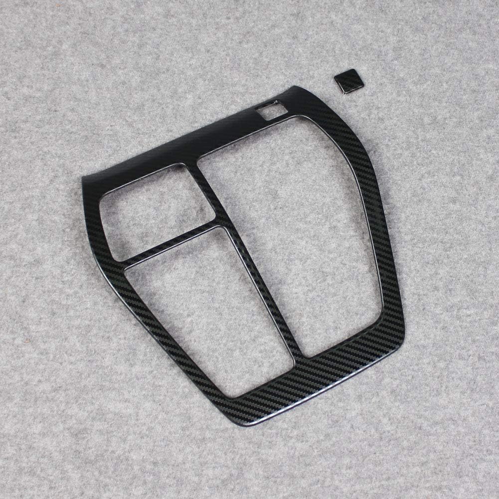 Beautost Fit for Toyota RAV4 2019 2020 2021 2022 2023 2024 2025 Gear Shift Knob Console Panel Cover Trim Stainless Steel (Carbon Fiber Black) image 3