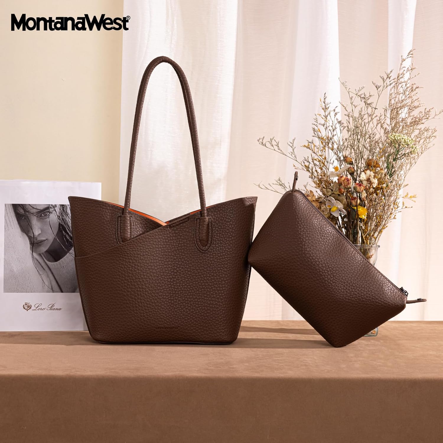Montana West Tote Bag for Women Hobo Shoulder Purses and Handbags - Image 3