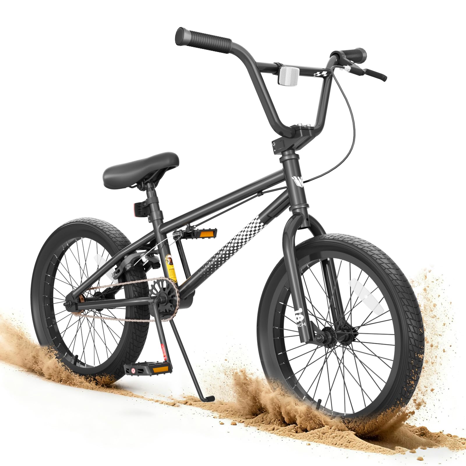Amazon.com: KORIMEFA Freestyle BMX Bike 18 inch Kids Boys Trick