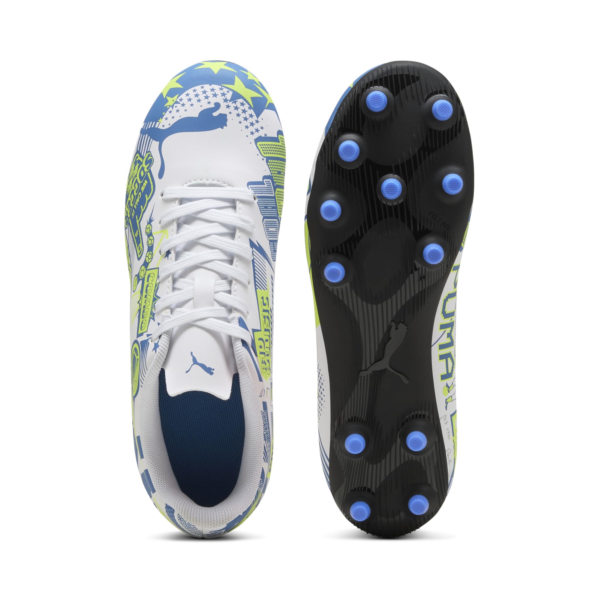 Puma Unisex-Child Christian Pulisic Legacy Ultra Firm, Artificial Ground Soccer Cleats