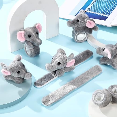 Miniatura 2 de Regalos para el día de San Valentín, 8 pulseras de animales de peluche, adorables pulseras de animales de peluche a granel para niños y niñas,