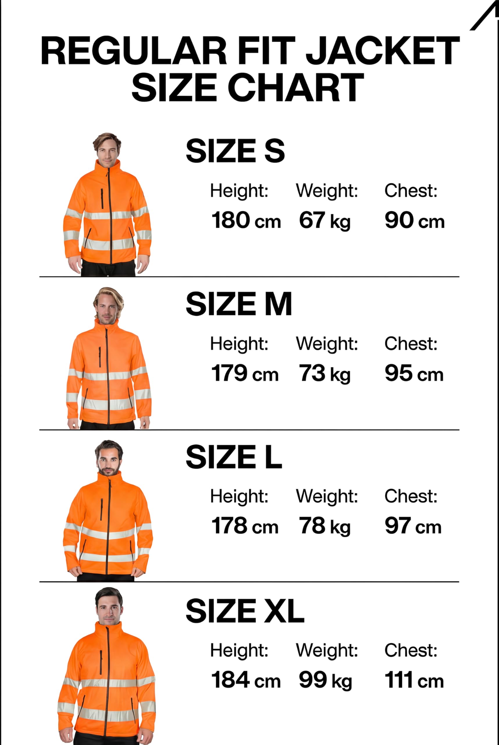 ACE Neon Lite Veste de sécurité - Veste de sécurité softshell avec réflecteurs et capuche amovible - EN ISO 20471 - Orange - 4XL