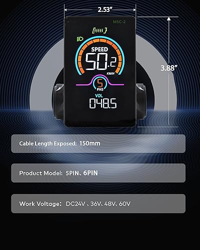 Miniatura 5 de Pantalla Ebike M5C-2 (BLE)