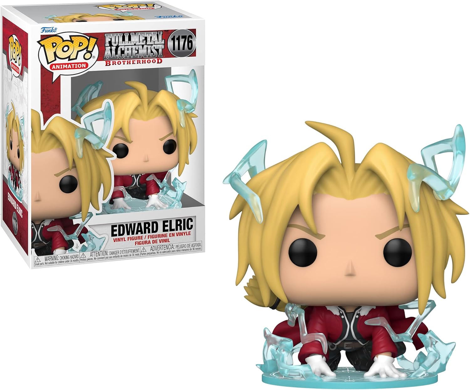 Funko POP! Animation: Full Metal Alchemist- Scar Olivier A w/Sword Riza Hawkeye Edward Elric w/Energy (Chase)