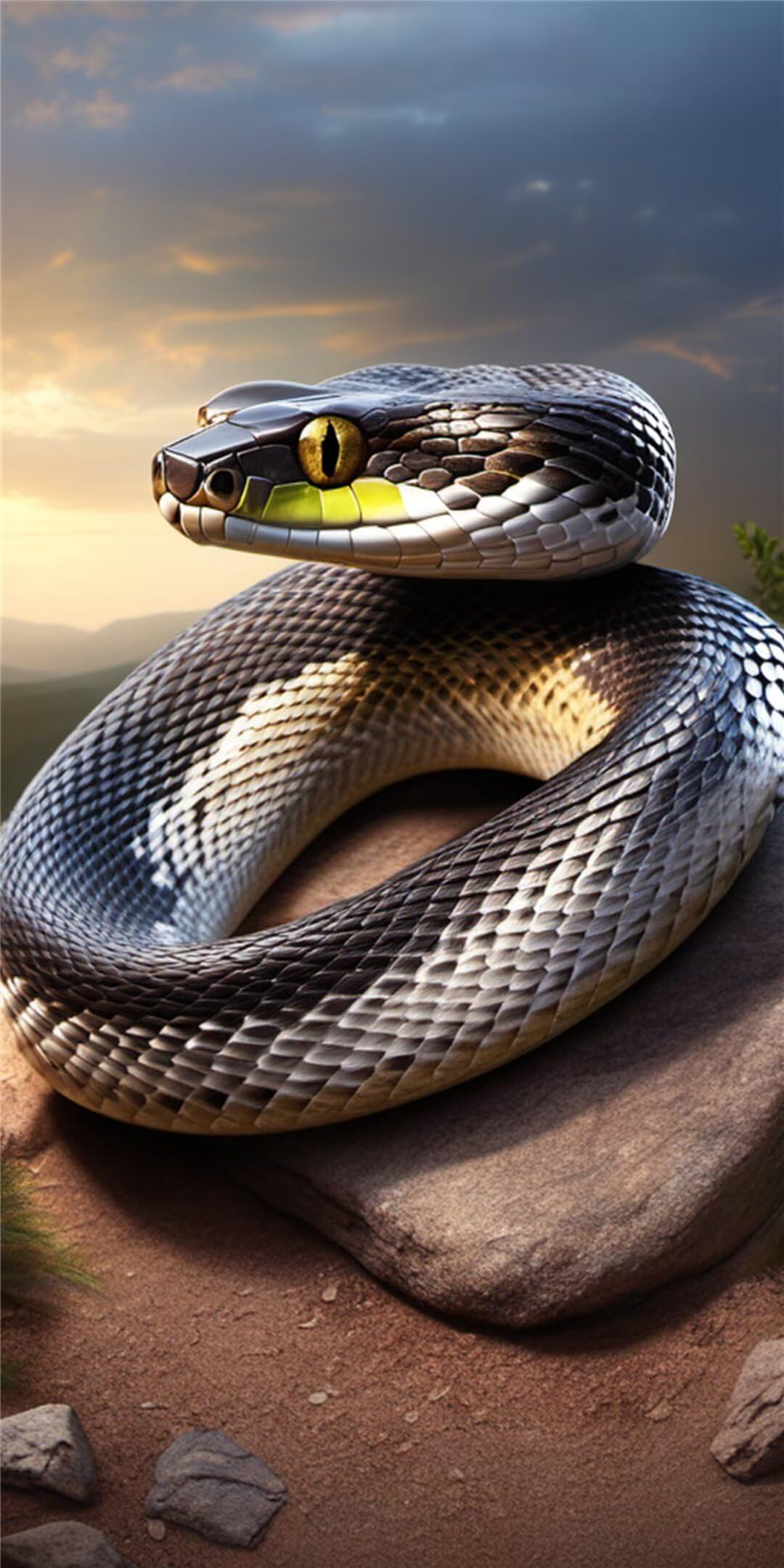 Peinture Diamant Serpent Anti-Stress | Kit Déco Murale Géant - 8