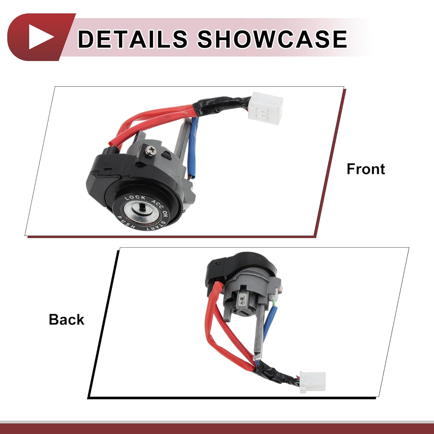 1 Set Ignition Lock Cylinder for Hyundai Sonata 2015-2017 Ignition Switch Door Lock Cylinder No.81900C1B00/81970C1A00
