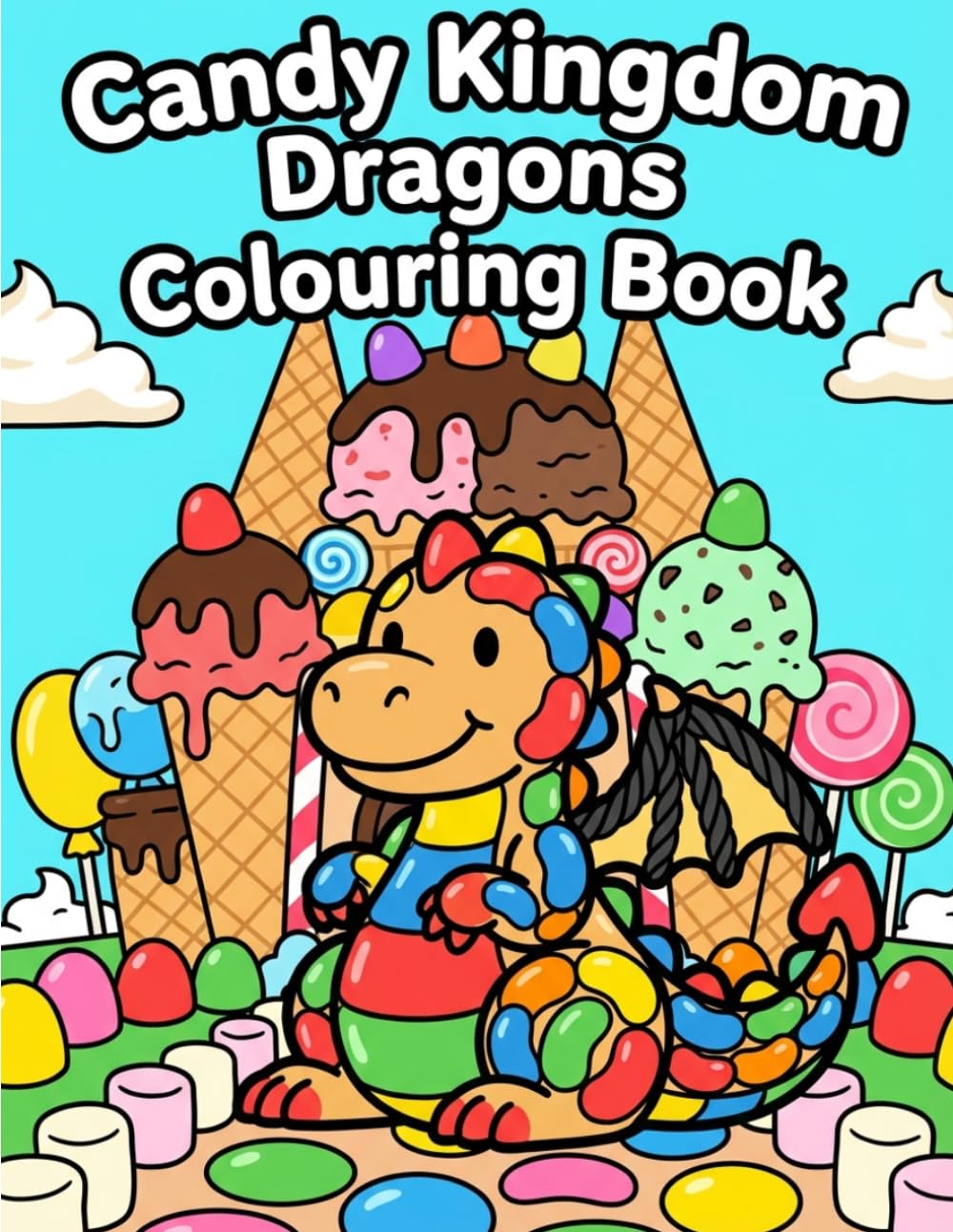 Candy Kingdom Dragons: Colouring Book